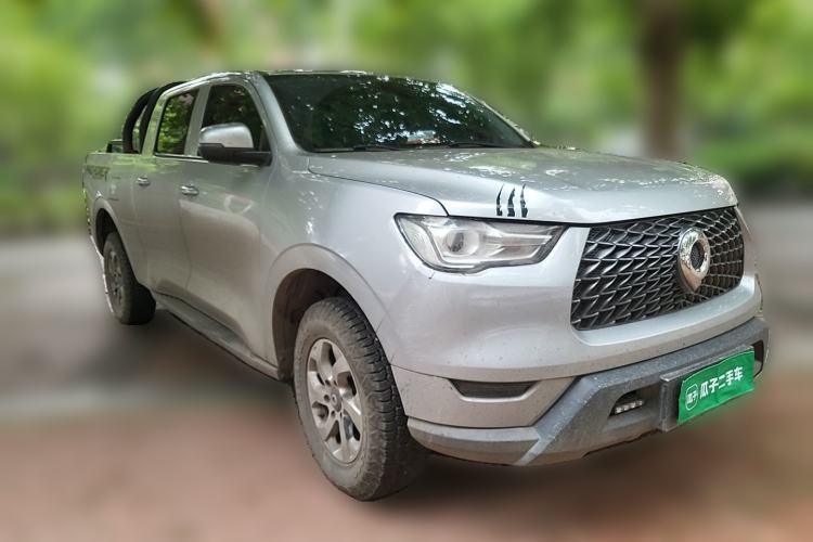 Used Great Wall Poer 2021 2.0T Commercial Version Manual Transmission Gasoline Two-Wheel Drive Elite Trim with Long Bed – GW4C20B Front Right 45 Deg