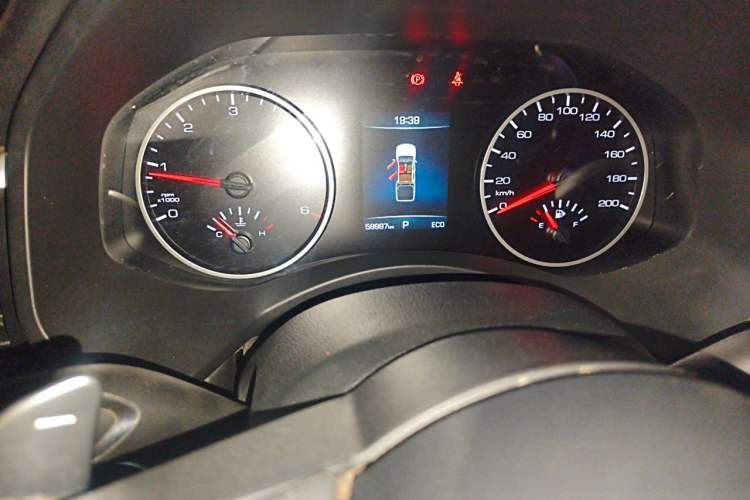 Used Great Wall Poer 2021 2.0T Commercial Version Automatic Diesel Two-Wheel Drive Elite Trim with Long Bed – GW4D20M Odometer Close Up