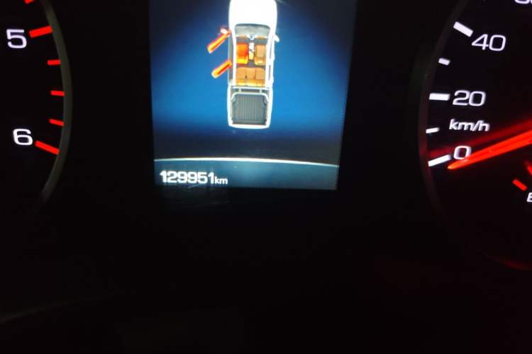 Used Great Wall Poer 2021 2.0T Commercial Version Manual Diesel Two-Wheel Drive Elite Long-Box GW4D20M Odometer Close Up