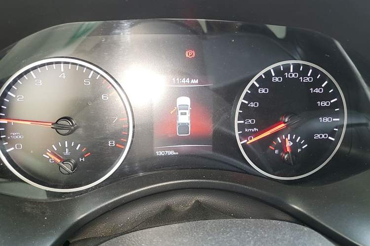 Used Great Wall Poer 2021 2.0T Commercial Version Manual Transmission Gasoline Two-Wheel Drive Elite Trim with Long Bed – GW4C20B Odometer Close Up