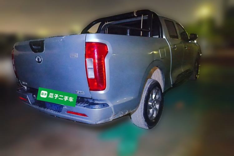 Used Great Wall Poer 2021 2.0T Commercial Version Automatic Diesel Two-Wheel Drive Elite Trim with Long Bed – GW4D20M Rear Right 45 Deg