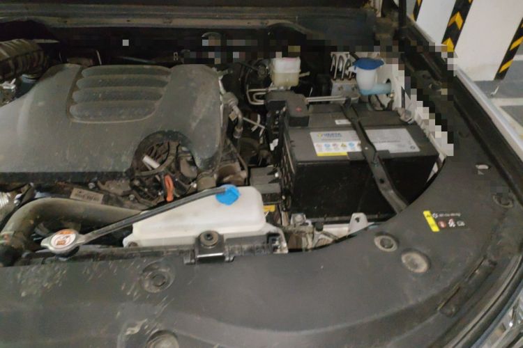 Used Great Wall Poer 2021 2.0T Commercial Version Automatic Diesel 4x4 Elite Long-Box GW4D20M Engine Bay Left