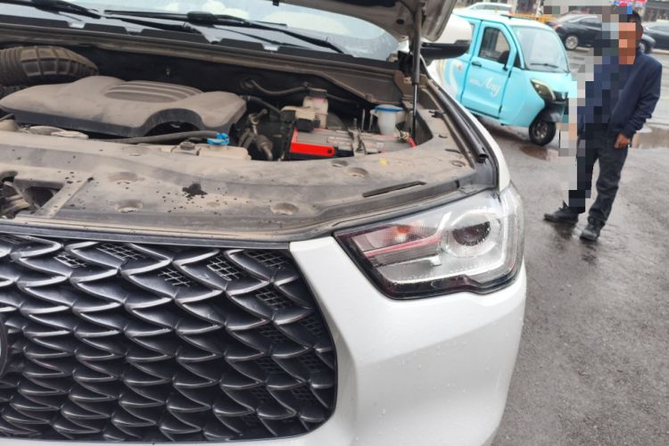 Used Great Wall Poer 2021 2.0T Commercial Version Automatic Diesel 4x4 Elite Long-Box GW4D20M Engine Bay Left