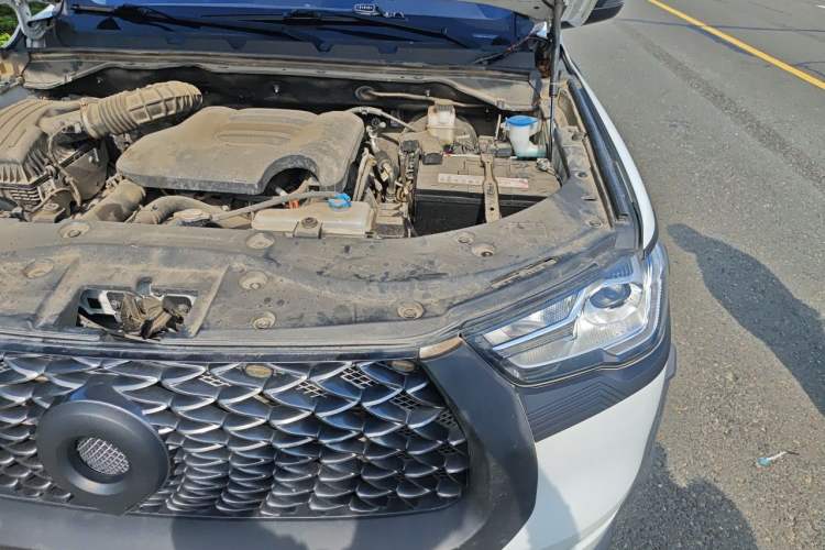Used Great Wall Poer 2021 2.0T Commercial Version Automatic Diesel 4x4 Elite Long-Box GW4D20M Engine Bay Left