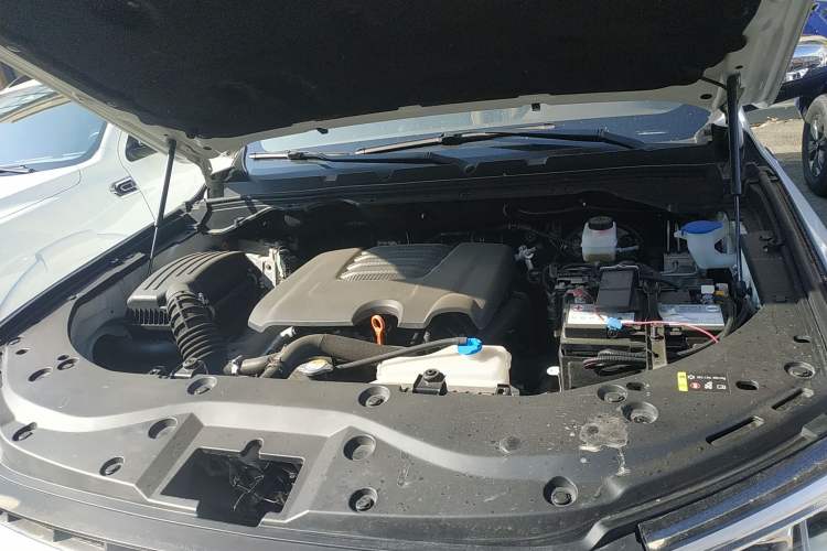 Used Great Wall Poer 2021 2.0T Global Version Automatic Gasoline 4x4 Prestige Standard Cab GW4C20B Engine Bay