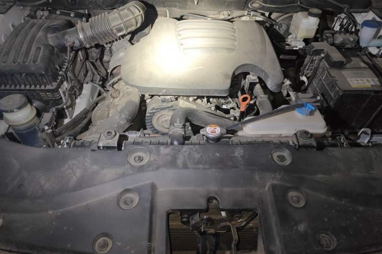 Used Great Wall Poer 2021 2.0T Commercial Version Automatic Diesel 4x4 Elite Long-Box GW4D20M Engine Bay