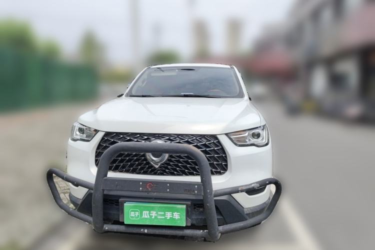 Used Great Wall Poer 2021 2.0T Commercial Version Automatic Diesel Two-Wheel Drive Elite Trim with Long Bed – GW4D20M Front