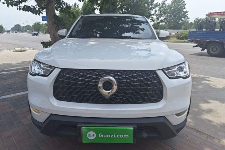 Used Great Wall Poer 2021 2.0T Commercial Version Automatic Diesel Two-Wheel Drive Elite Trim with Long Bed – GW4D20M Front