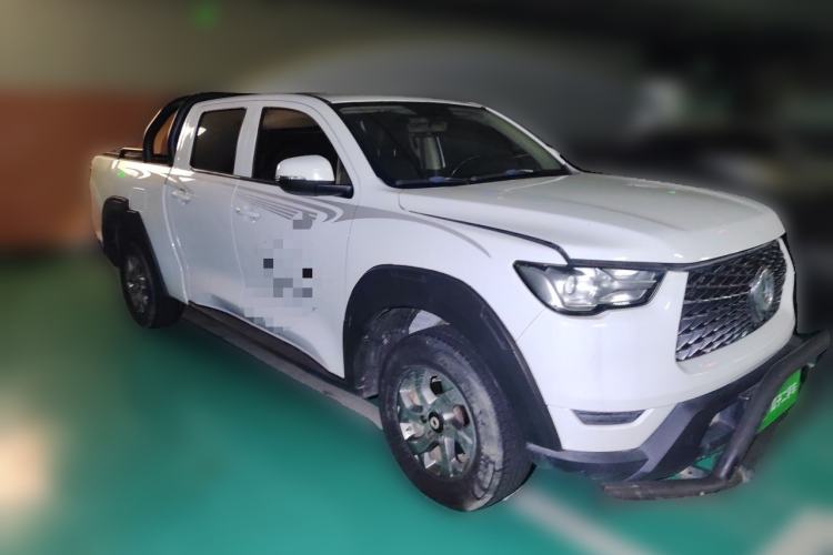 Used Great Wall Poer 2021 2.0T Commercial Version Automatic Diesel Two-Wheel Drive Elite Trim with Long Bed – GW4D20M Front Right 45 Deg