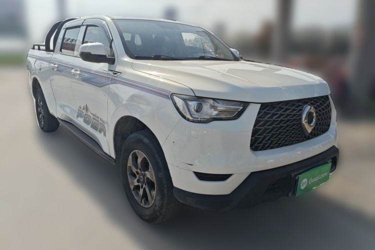 Used Great Wall Poer 2021 2.0T Commercial Version Automatic Diesel Two-Wheel Drive Elite Trim with Long Bed – GW4D20M Front Right 45 Deg