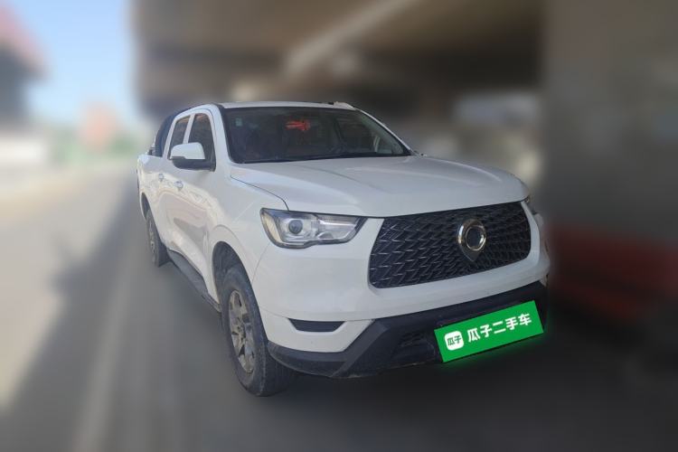 Used Great Wall Poer 2021 2.0T Commercial Version Automatic Diesel Two-Wheel Drive Elite Trim with Long Bed – GW4D20M Front Right 45 Deg
