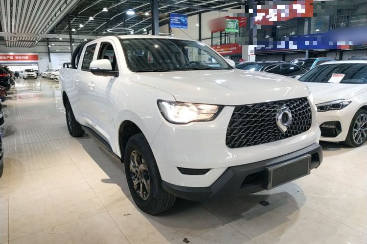 Used Great Wall Poer 2021 2.0T Commercial Version Automatic Gasoline Two-Wheel Drive Elite Trim with Long Bed – GW4C20B Front Right 45 Deg