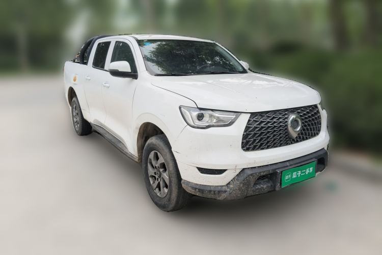 Used Great Wall Poer 2021 2.0T Commercial Version Automatic Diesel Two-Wheel Drive Elite Trim with Long Bed – GW4D20M Front Right 45 Deg