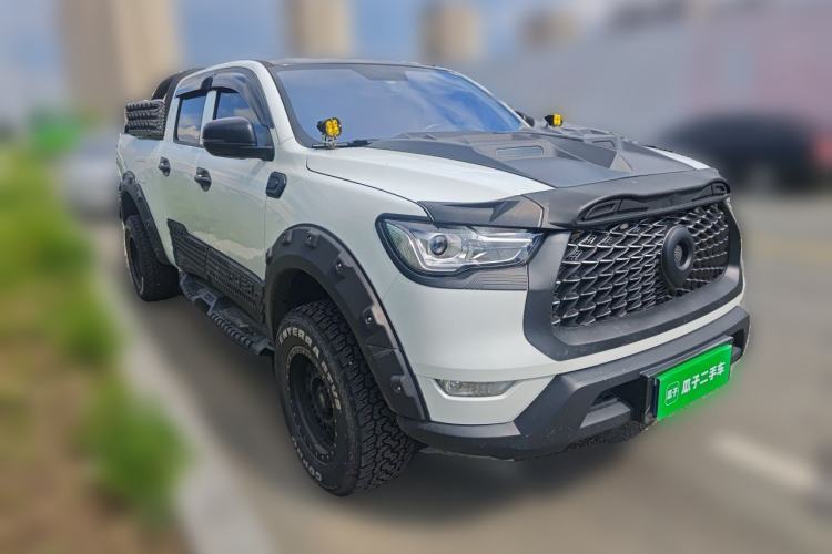 Used Great Wall Poer 2021 2.0T Commercial Version Automatic Diesel 4x4 Elite Long-Box GW4D20M Front Right 45 Deg