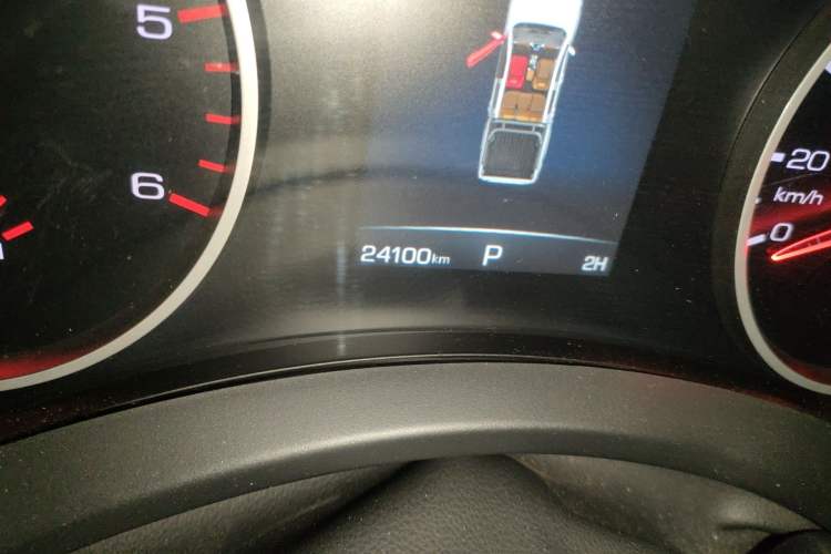 Used Great Wall Poer 2021 2.0T Commercial Version Automatic Diesel 4x4 Elite Long-Box GW4D20M Odometer Close Up