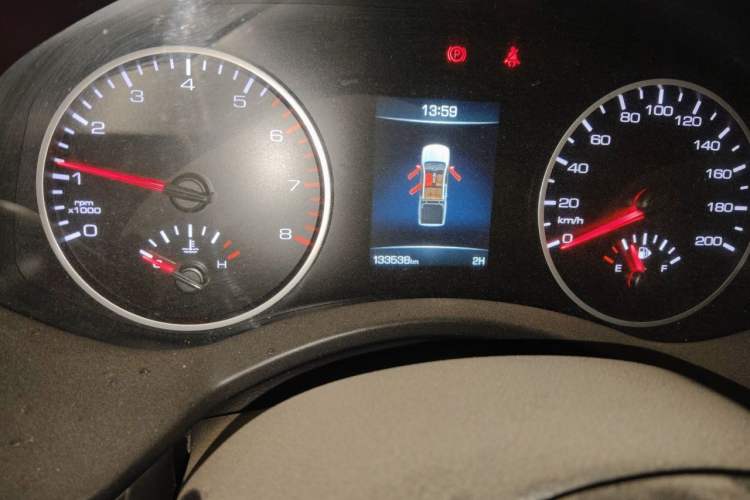 Used Great Wall Poer 2021 2.0T Commercial Version Manual Gasoline 4x4 Elite Long-Box GW4C20B Odometer Close Up