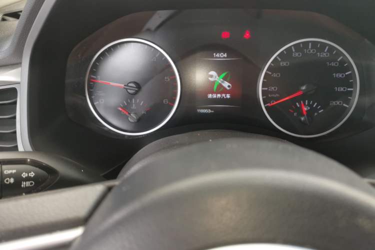 Used Great Wall Poer 2021 2.0T Commercial Version Manual Diesel Two-Wheel Drive Elite Long-Box GW4D20M Odometer Close Up