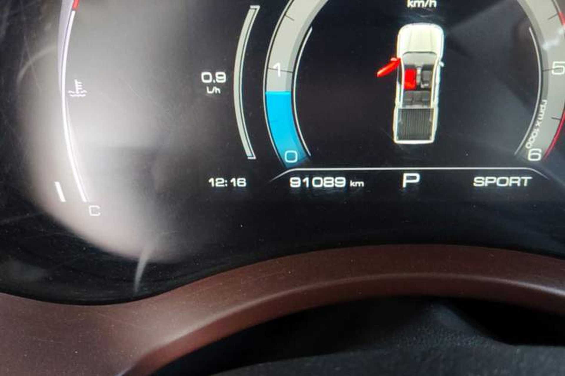 Used Great Wall Poer 2021 2.0T Global Version Automatic Diesel 4x4 Prestige Standard Cab GW4D20M Odometer Close Up