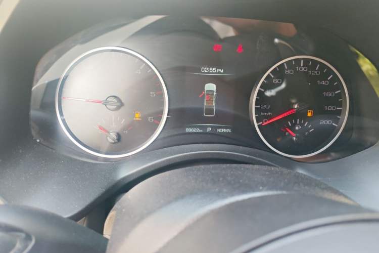 Used Great Wall Poer 2021 2.0T Commercial Version Automatic Diesel 4x4 Navigation-Ready Long-Box GW4D20M Odometer Close Up