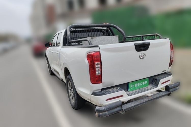Used Great Wall Poer 2021 2.0T Commercial Version Automatic Diesel Two-Wheel Drive Elite Trim with Long Bed – GW4D20M Rear Left 45 Deg