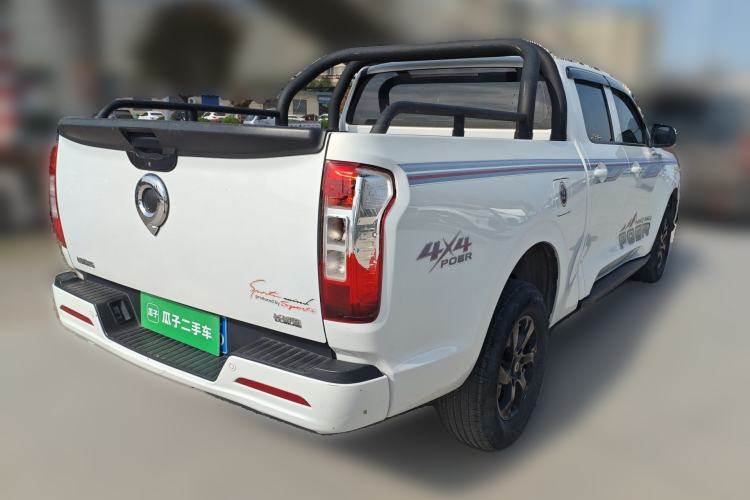 Used Great Wall Poer 2021 2.0T Commercial Version Automatic Diesel Two-Wheel Drive Elite Trim with Long Bed – GW4D20M Rear Right 45 Deg