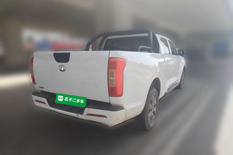 Used Great Wall Poer 2021 2.0T Commercial Version Automatic Diesel Two-Wheel Drive Elite Trim with Long Bed – GW4D20M Rear Right 45 Deg