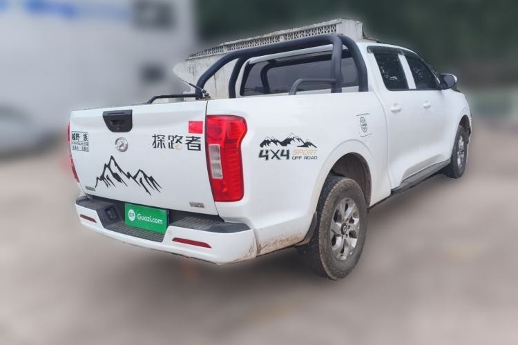 Used Great Wall Poer 2021 2.0T Commercial Version Automatic Diesel Two-Wheel Drive Elite Trim with Long Bed – GW4D20M Rear Right 45 Deg