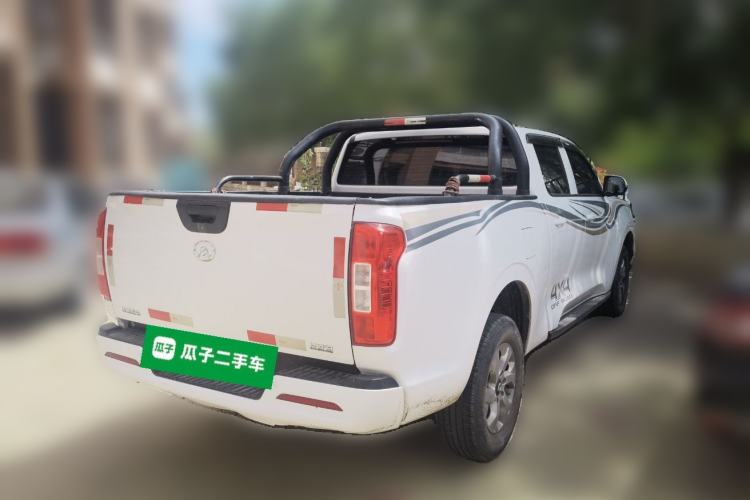 Used Great Wall Poer 2021 2.0T Commercial Version Automatic Diesel 4x4 Navigation-Ready Long-Box GW4D20M Rear Right 45 Deg