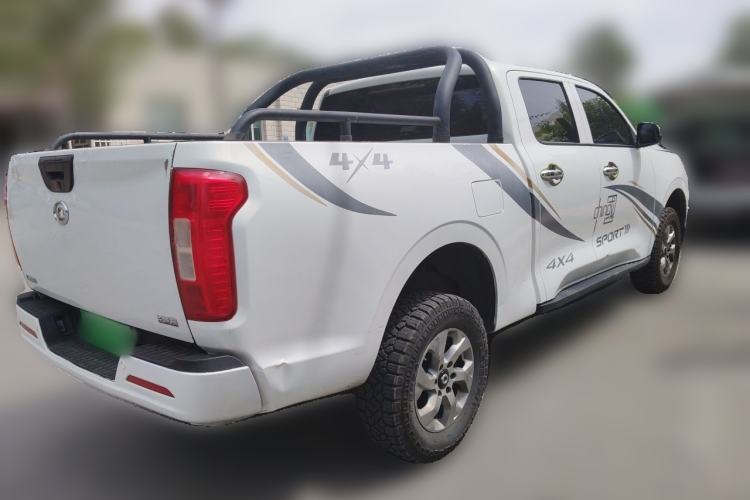 Used Great Wall Poer 2021 2.0T Commercial Version Manual Diesel 4x4 Elite Long-Box GW4D20M Rear Right 45 Deg