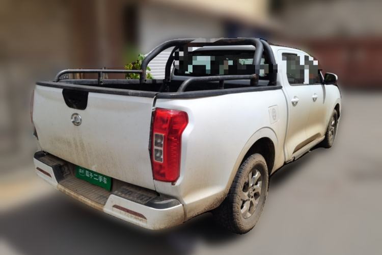 Used Great Wall Poer 2021 2.0T Commercial Version Automatic Diesel 4x4 Elite Long-Box GW4D20M Rear Right 45 Deg