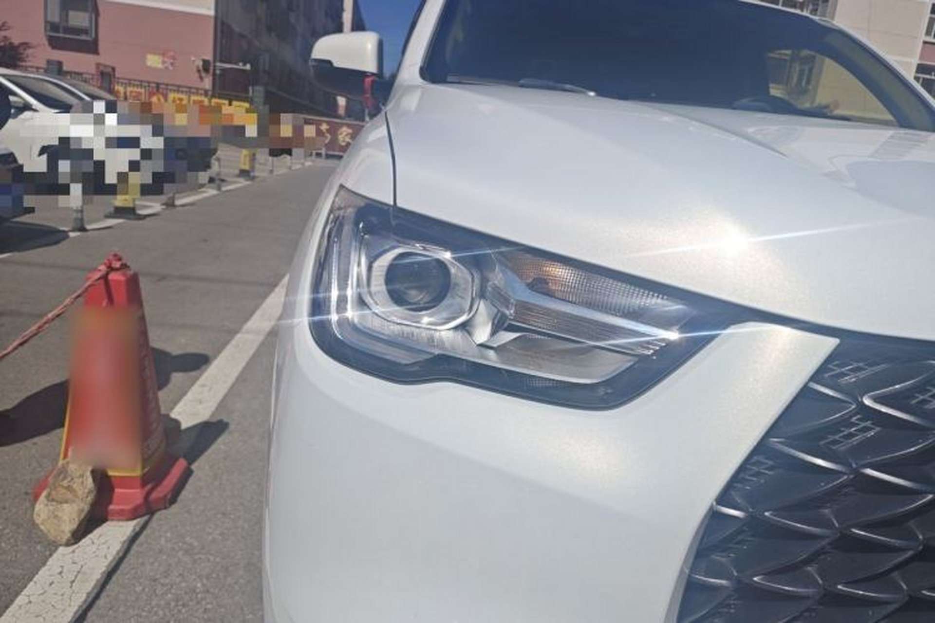 Used Great Wall Poer 2021 2.0T Commercial Version Manual Diesel Two-Wheel Drive Elite Long-Box GW4D20M Right Front Headlight