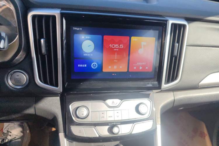 Used Great Wall Poer 2021 2.0T Commercial Version Automatic Diesel 4x4 Elite Long-Box GW4D20M Audio And AC Panel