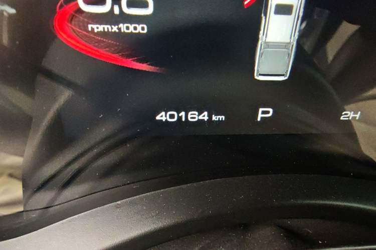 Used Great Wall Poer 2022 2.0T Black Bullet Special Edition GW4C20B Odometer Close Up