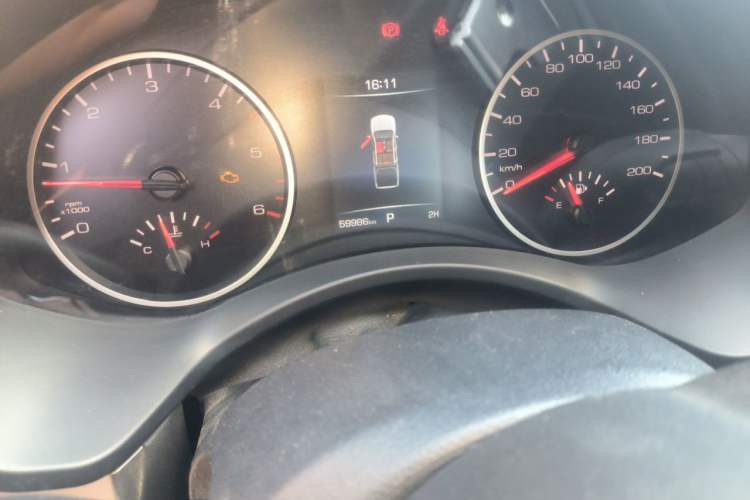 Used Great Wall Poer  Odometer Close Up