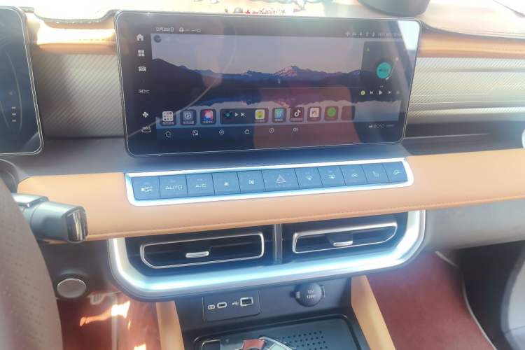 Used Great Wall Poer 2023 2.0T Luxury Automatic Gasoline 4x4 Version GW4C20B Audio And AC Panel