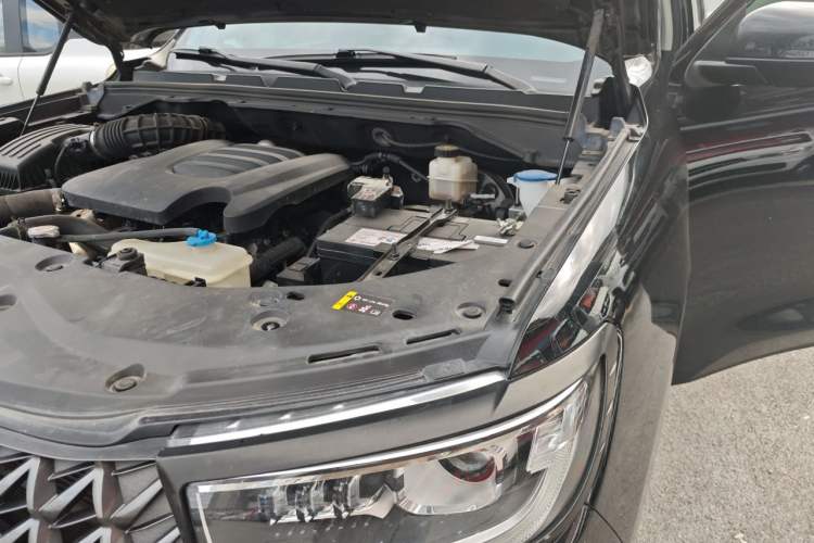Used Great Wall Poer 2023 2.0T Commercial Version Automatic Diesel Two-Wheel Drive Elite Trim with Long Bed – GW4D20M Engine Bay Left