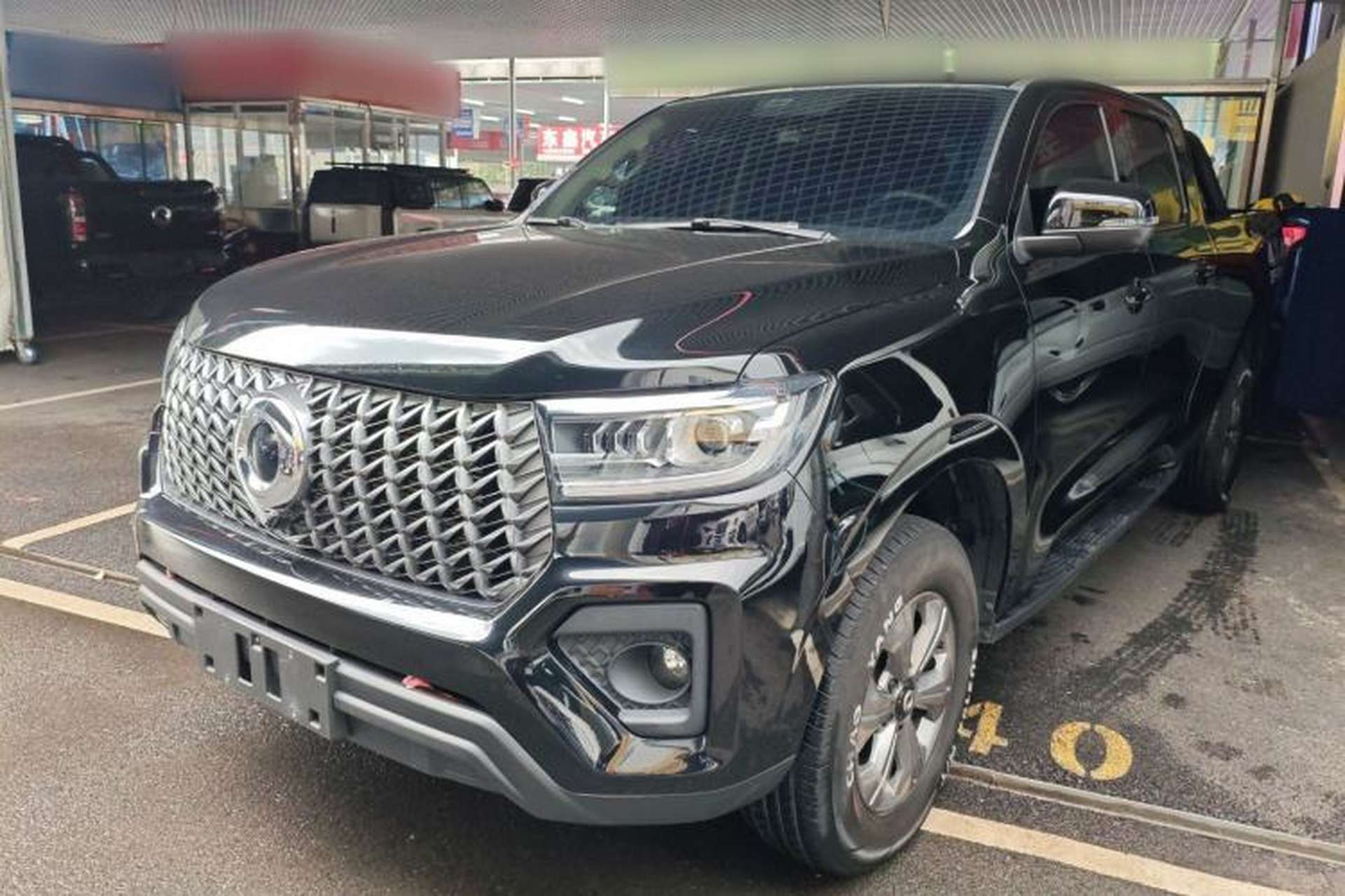 Used Great Wall Poer 2023 2.0T Commercial Version Automatic Diesel 4x4 Elite Long-Box GW4D20M Front Left 45 Deg