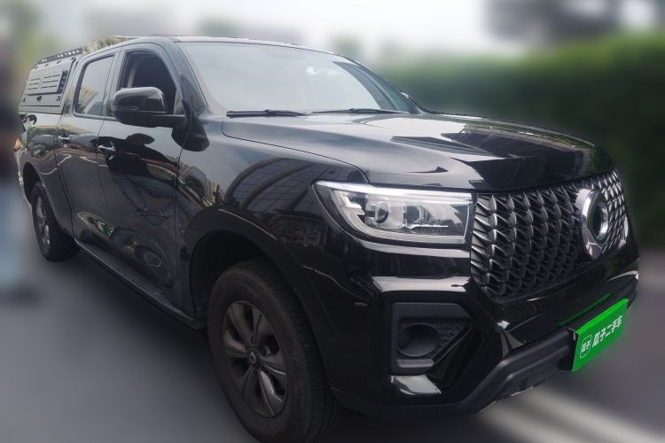 Used Great Wall Poer 2023 2.0T Commercial Version Automatic Diesel Two-Wheel Drive Elite Trim with Long Bed – GW4D20M Front Right 45 Deg