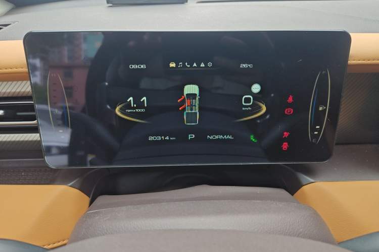 Used Great Wall Poer 2023 2.0T Luxury Automatic Gasoline 4x4 Version GW4C20B Instrument Cluster