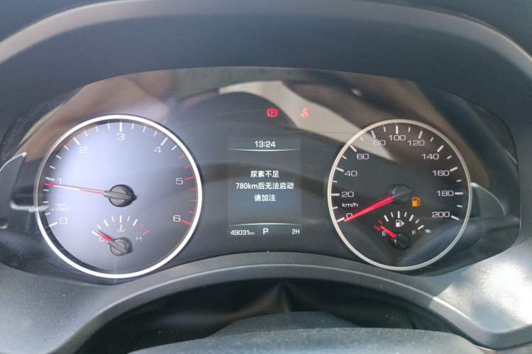 Used Great Wall Poer 2023 2.0T Commercial Version Automatic Diesel 4x4 Long Bed Business-Grade Model Instrument Cluster