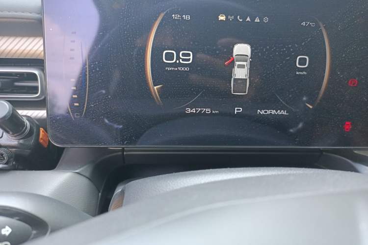 Used Great Wall Poer 2023 2.0T Passenger Version Automatic Gasoline Four-Wheel Drive Comfort Trim – GW4C20B Odometer Close Up