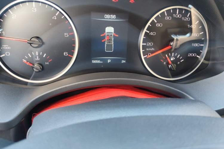 Used Great Wall Poer 2023 2.0T Commercial Version Automatic Diesel 4x4 Elite Long-Box GW4D20M Odometer Close Up