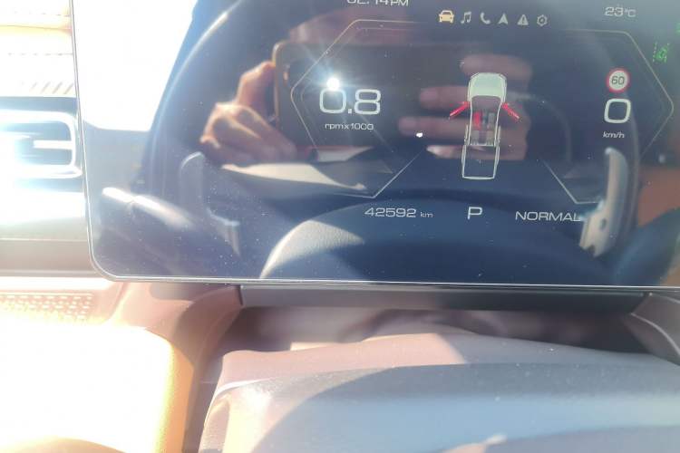 Used Great Wall Poer 2023 2.0T Luxury Automatic Gasoline 4x4 Version GW4C20B Odometer Close Up