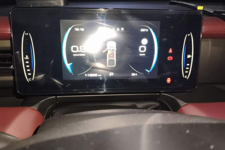 Used Great Wall Poer 2023 2.0T Dragon Bullet Edition Odometer Close Up