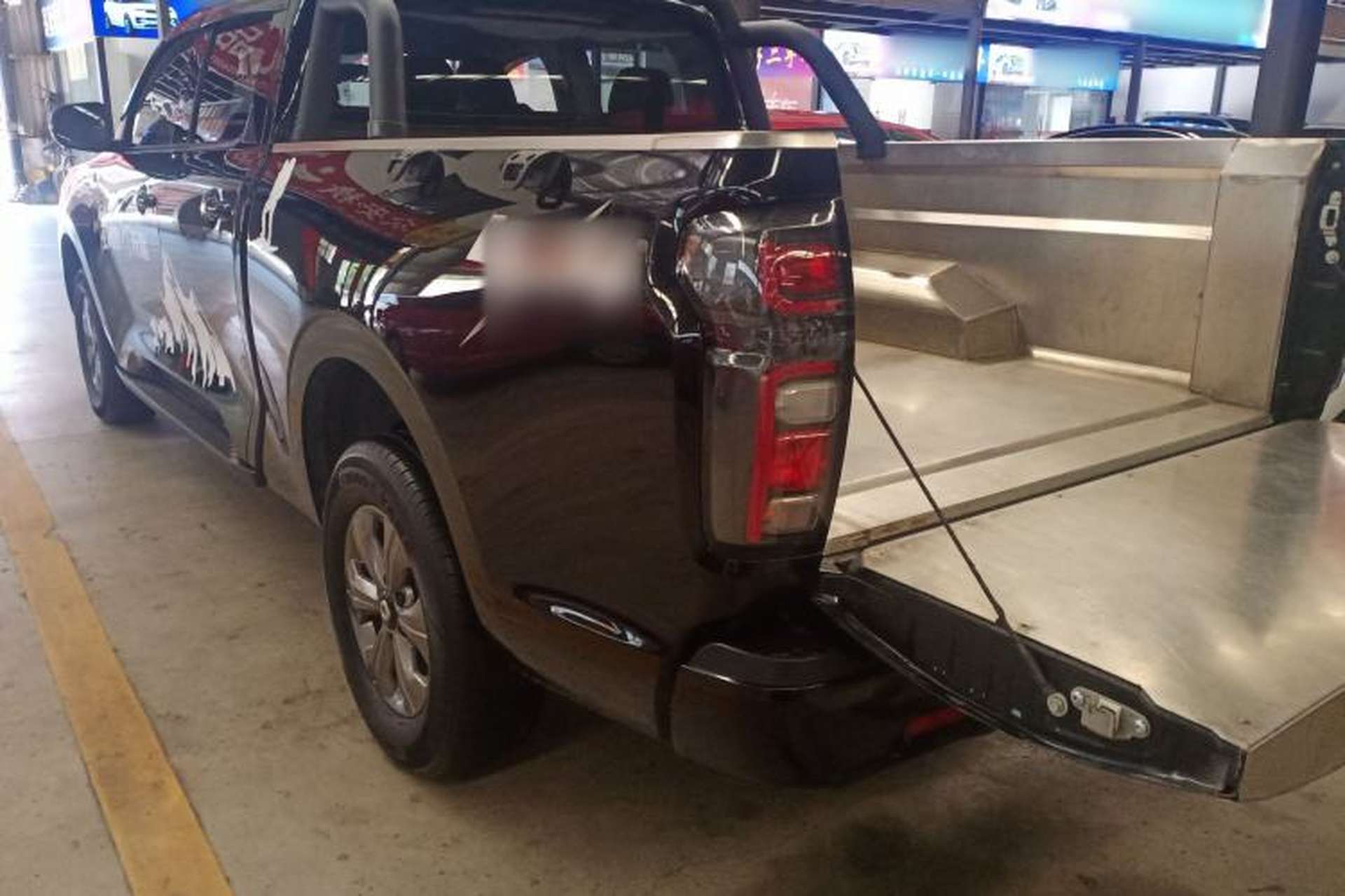 Used Great Wall Poer 2023 2.0T Commercial Version Automatic Diesel Two-Wheel Drive Elite Trim with Long Bed – GW4D20M Rear Left 45 Deg