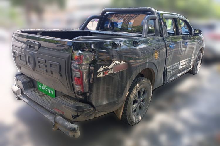 Used Great Wall Poer 2023 2.0T Commercial Version Automatic Diesel 4x4 Long Bed Business-Grade Model Rear Right 45 Deg