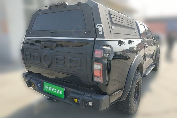 Used Great Wall Poer 2023 2.0T Commercial Version Automatic Diesel 4x4 Elite Long-Box GW4D20M Rear Right 45 Deg
