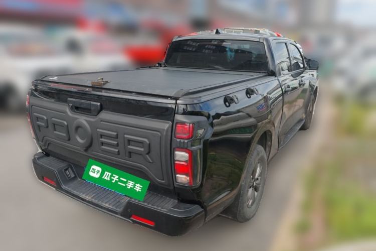 Used Great Wall Poer 2023 2.0T Commercial Version Automatic Diesel Two-Wheel Drive Elite Trim with Long Bed – GW4D20M Rear Right 45 Deg