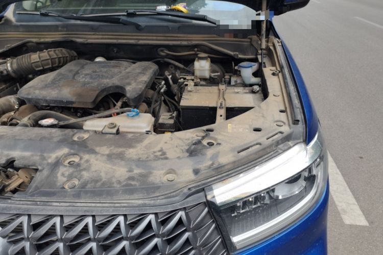 Used Great Wall Poer 2023 2.0T Commercial Version Automatic Diesel 4x4 Elite Long-Box GW4D20M Engine Bay Left