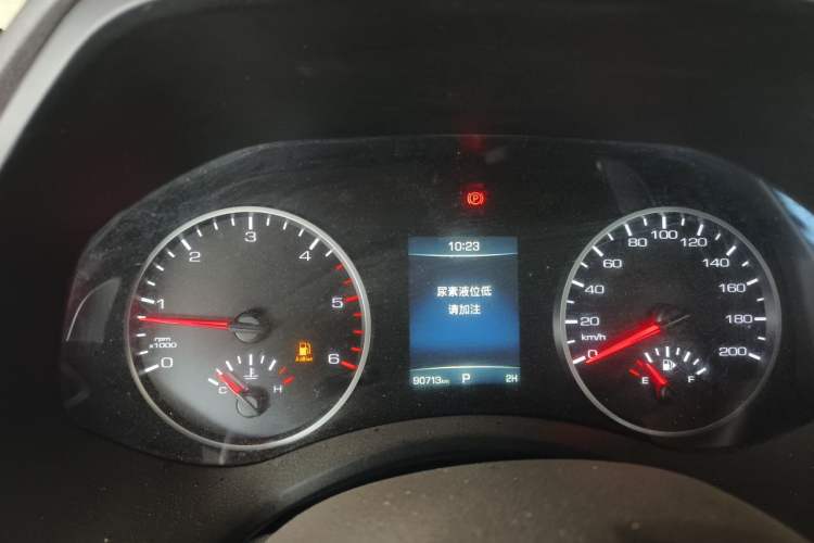 Used Great Wall Poer 2023 2.0T Commercial Version Automatic Diesel 4x4 Elite Long-Box GW4D20M Instrument Cluster